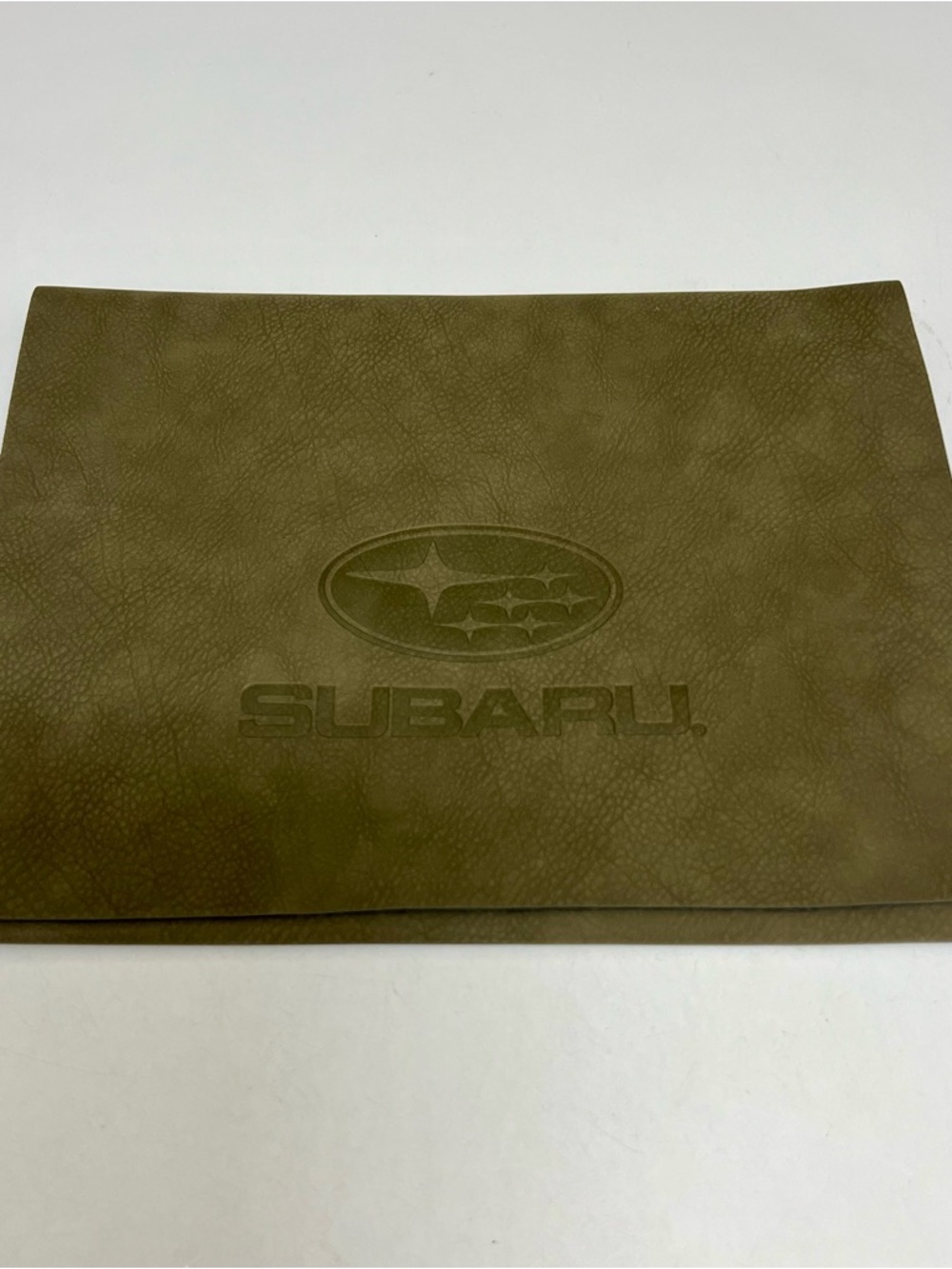 Subaru OEM Genuine Owner's Manual Faux Leather Case Bag Paperwork Storage Pouch